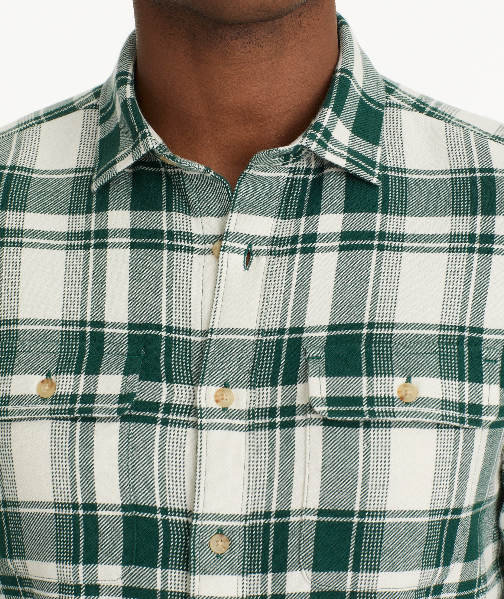 Organic Cotton Plaid Flannel Shirt