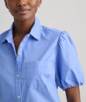 Stretch Cotton Short-Sleeve Gail Shirt