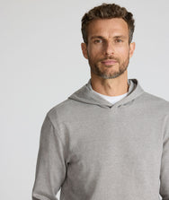 Textured Knit Hoodie Zoom