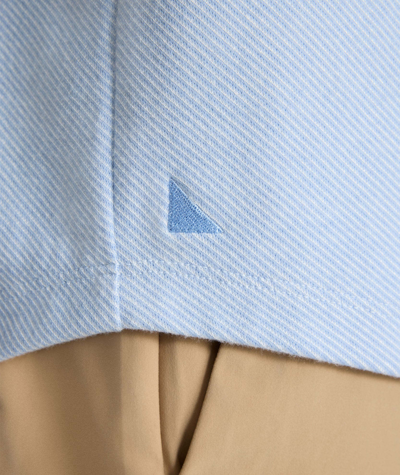 Textured Knit Hoodie Light Blue | UNTUCKit