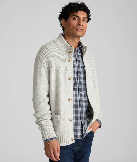 Wool-Blend Heavyweight Cardigan - FINAL SALE
