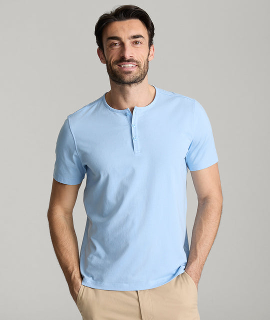 EcoSoft™ Short-Sleeve Henley