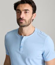 EcoSoft™ Short-Sleeve Henley Zoom