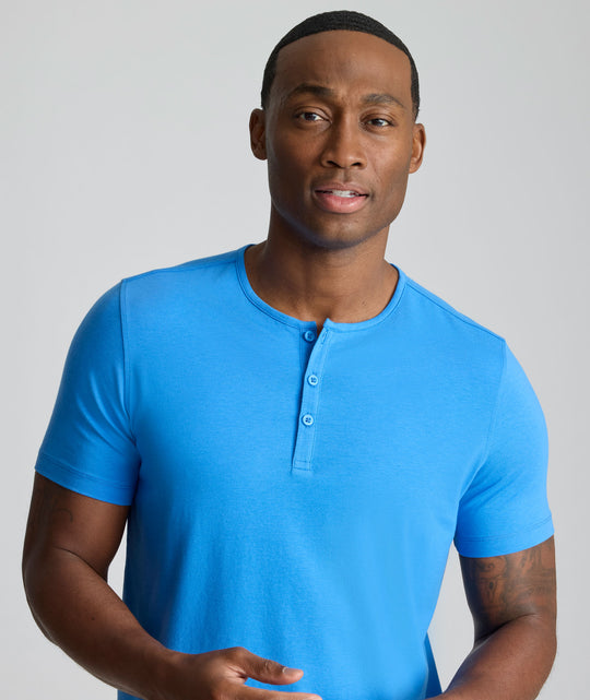 EcoSoft™ Short-Sleeve Henley