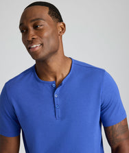 EcoSoft™ Short-Sleeve Henley Zoom
