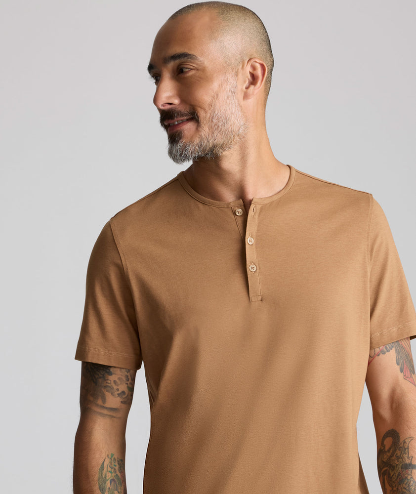 EcoSoft™ Short-Sleeve Henley