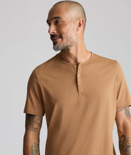 EcoSoft™ Short-Sleeve Henley Zoom
