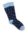 UNTUCKit Golfer Navy Peacoat socks. 