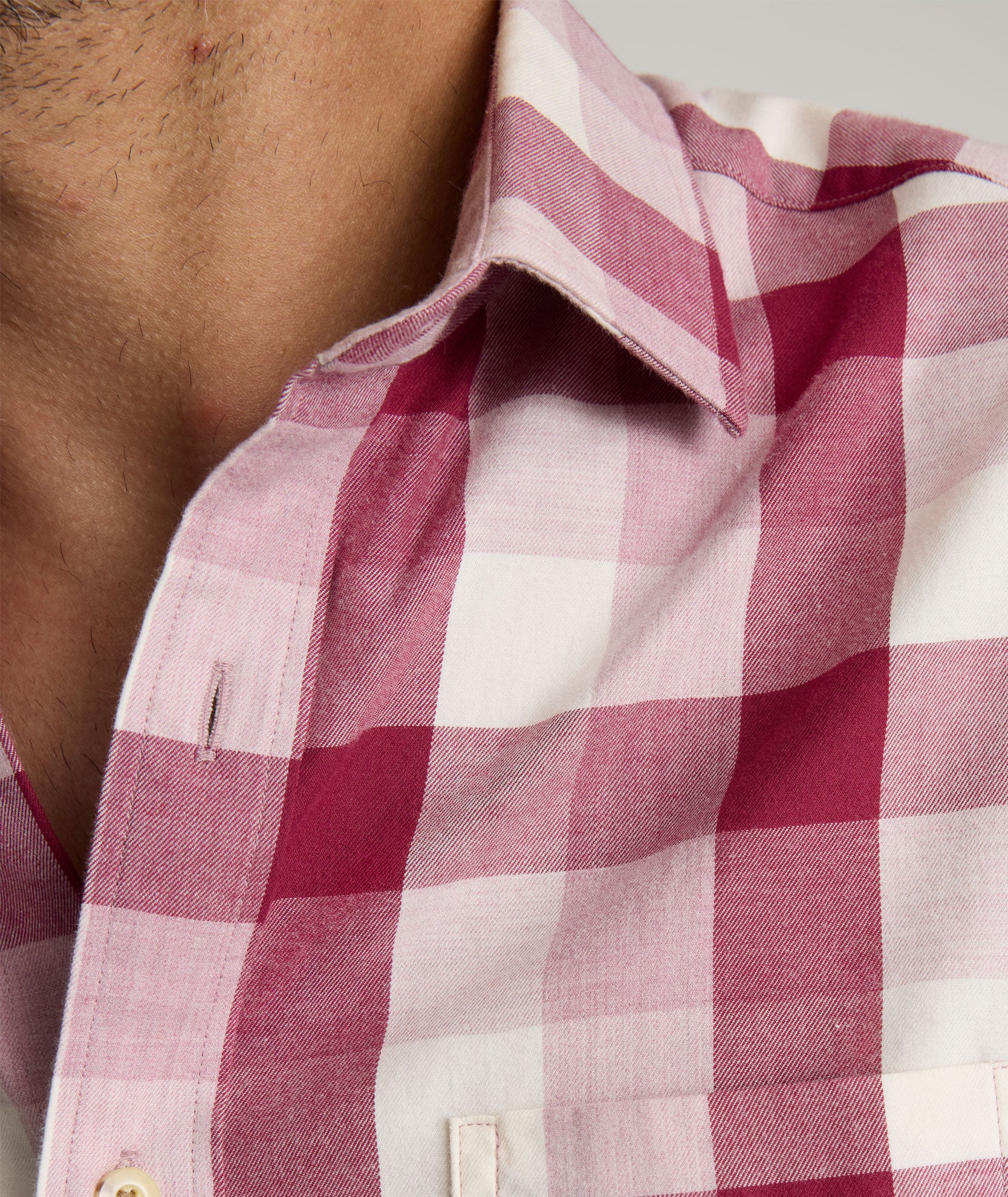 Flannel Greenwald Shirt Pink Check | UNTUCKit