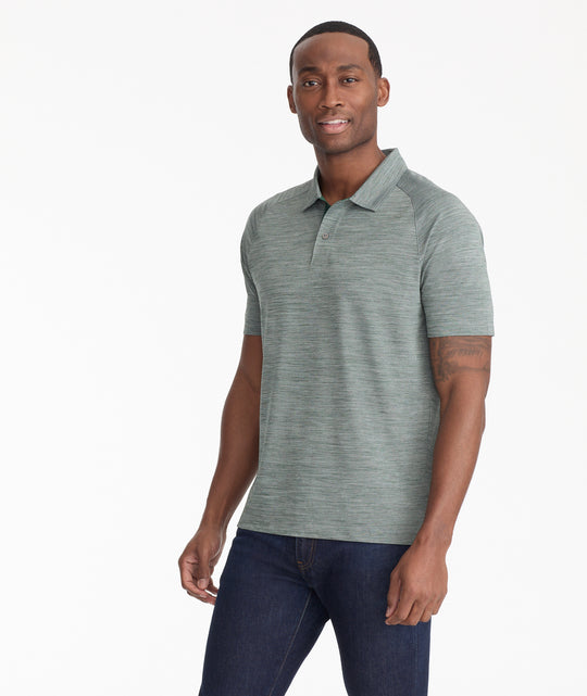 Heathered Performance Polo - FINAL SALE