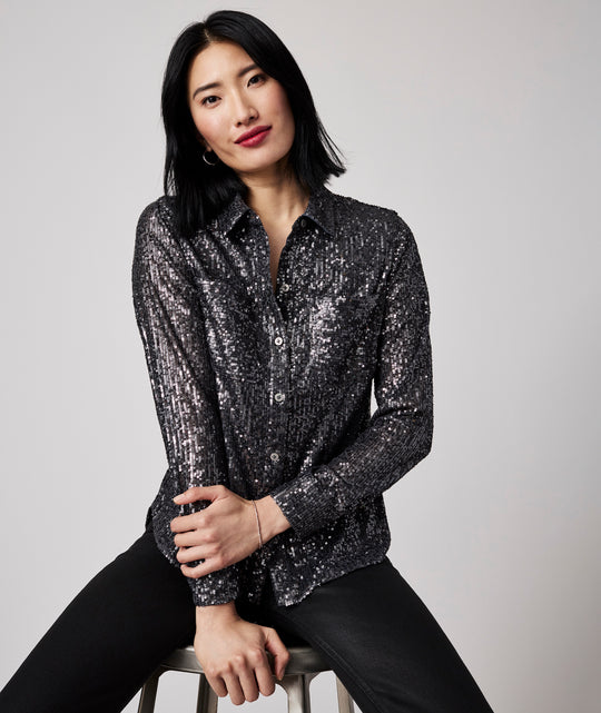 Sequin Harlow Shirt