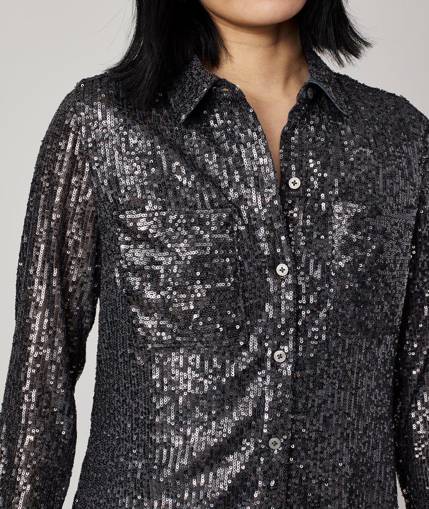 Sequin Harlow Shirt