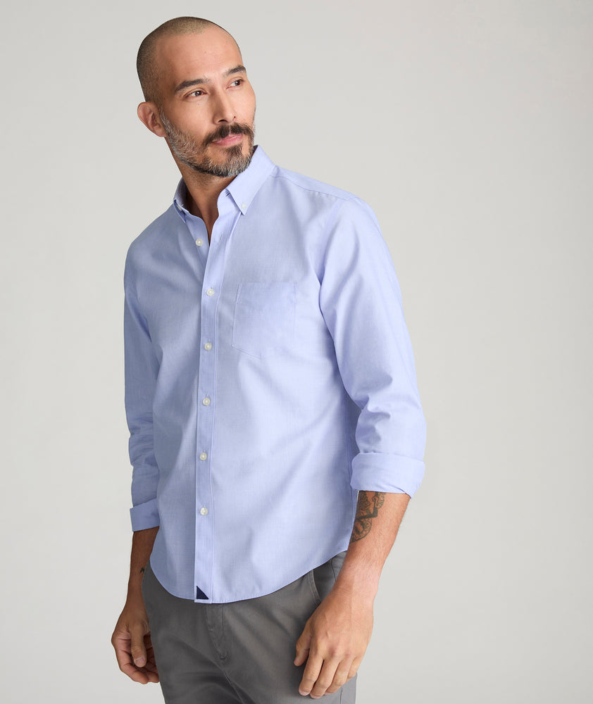 Wrinkle-Free Hillside Select Shirt Blue | UNTUCKit Wrinkle-Free Hillside Select Shirt Blue | UNTUCKit