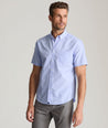 Model wearing a Hillstowe in Light Blue