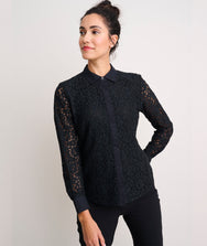 Cotton Blend Lace Holly Shirt - FINAL SALE