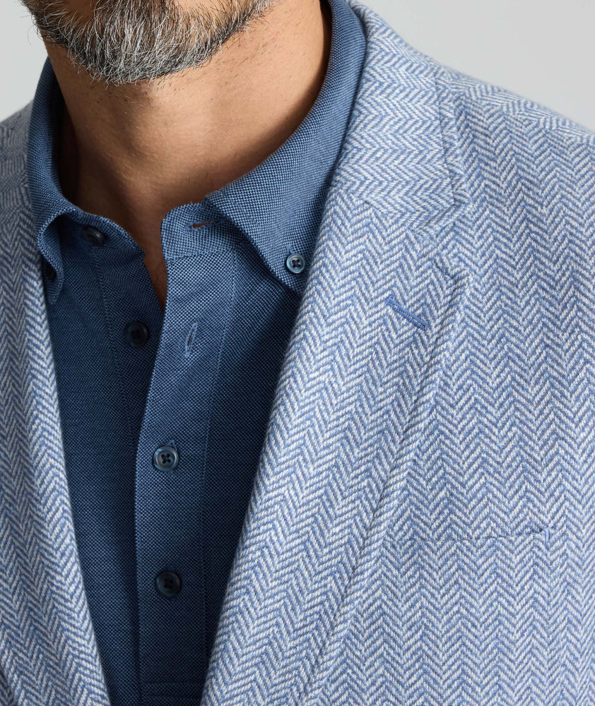 Italian Cotton-Linen Knit Holstein Sport Coat