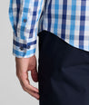 Model wearing an UNTUCKit Hudson Shirt.