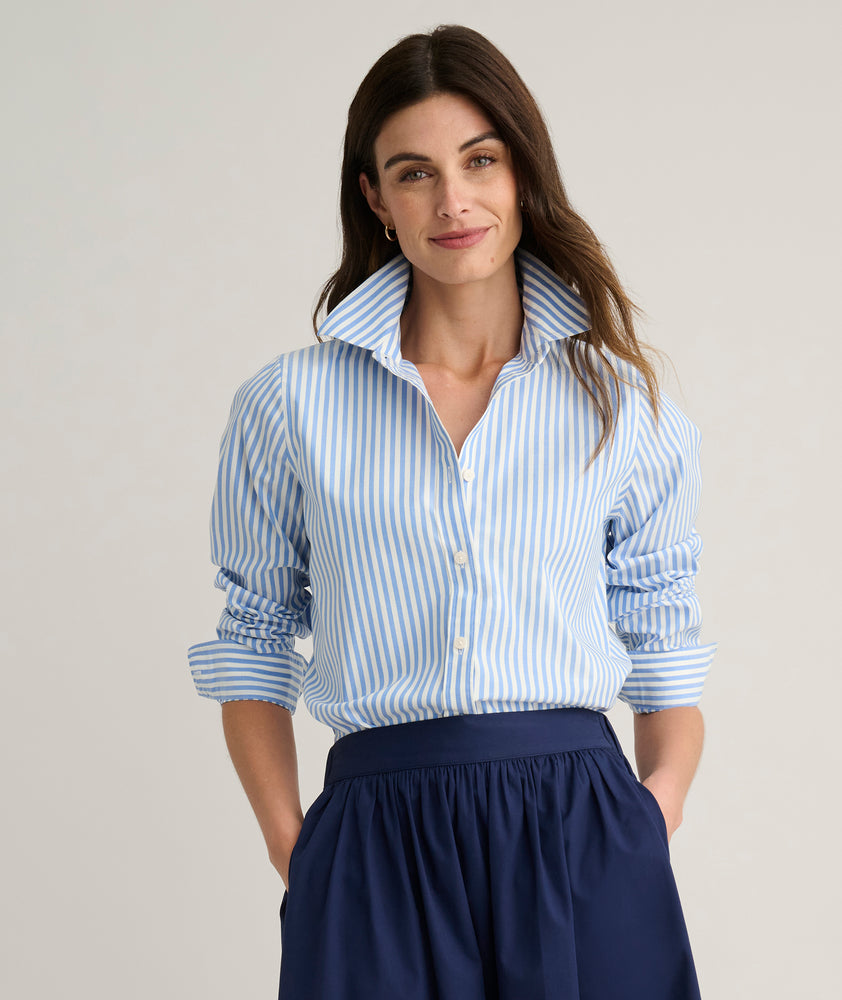 wrinkle free dress shirts womens UNTUCKit | Wrinkle-Free Classic Fit Isabella Shirt