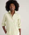 Model is wearing UNTUCKit Wrinkle-Free Stretch Cotton Classic Fit Isabella Shirt.