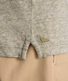 Model is wearing UNTUCKit Jacob Johnny Collar in Winter Moss.