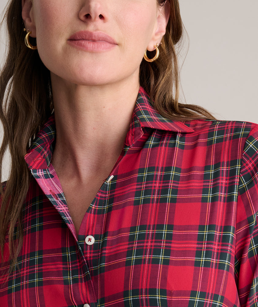 Plaid Judy Pleated Dress