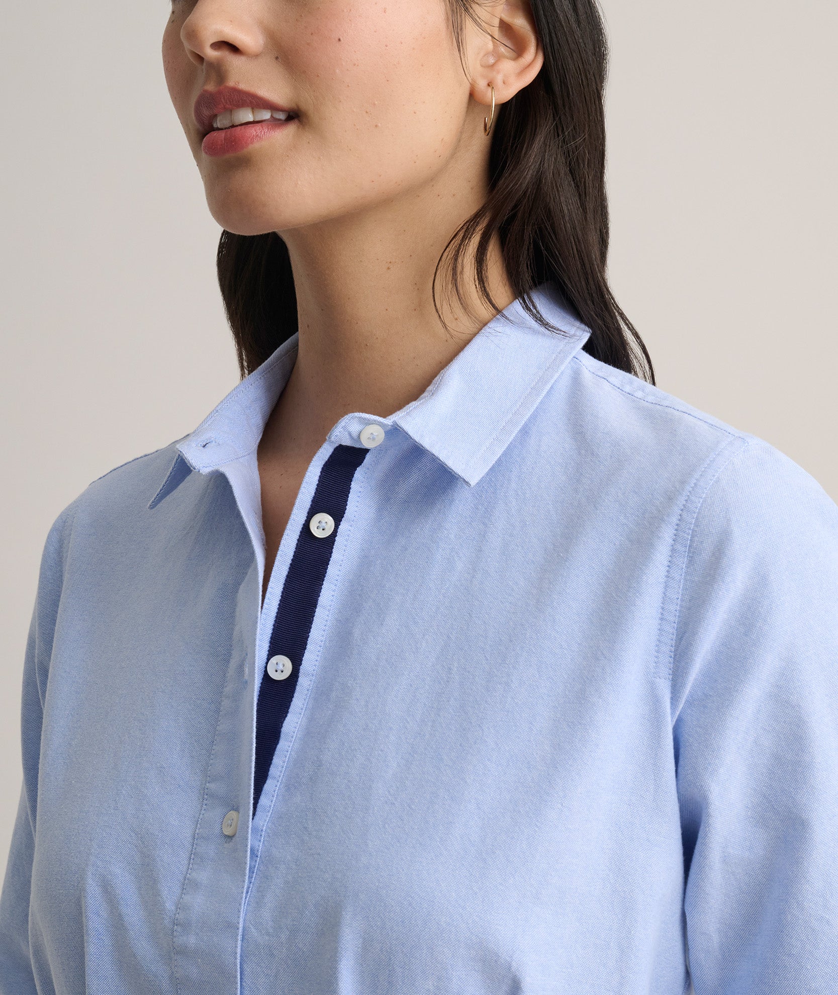Cotton Oxford Jules Shirt Dress Light Blue | UNTUCKit Cotton Oxford Jules Shirt Dress Light Blue | UNTUCKit