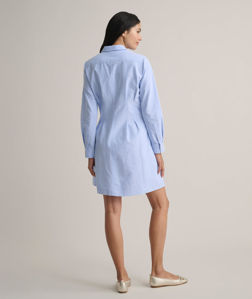 Cotton Oxford Jules Shirt Dress Light Blue | UNTUCKit Cotton Oxford Jules Shirt Dress Light Blue | UNTUCKit