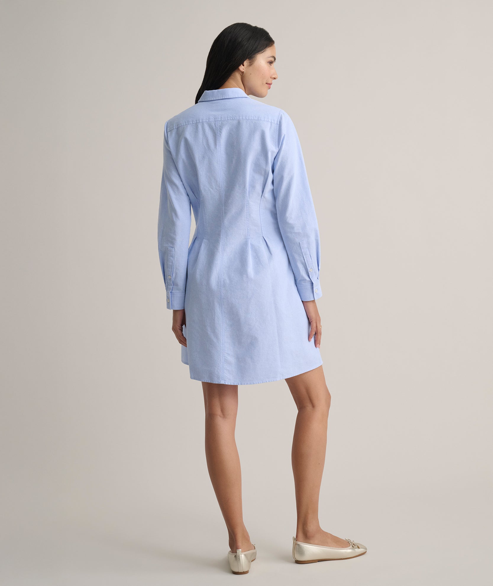 Cotton Oxford Jules Shirt Dress Light Blue | UNTUCKit Cotton Oxford Jules Shirt Dress Light Blue | UNTUCKit