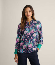 Twill Viscose Paisley Juliet Blouse