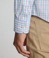 Model is wearing UNTUCKit KELLERFIELD.