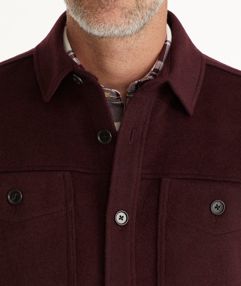 Wool Blend C.P.O Jacket