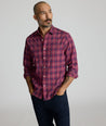 Model is wearing UNTUCKit CottonTek™ Lancaster Shirt.