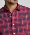 Model is wearing UNTUCKit CottonTek™ Lancaster Shirt.