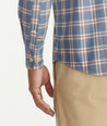 Model is wearing UNTUCKit Wrinkle-Free Larys Shirt.