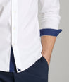 Model wearing a Wrinkle-Free Las Cases Special Shirt.