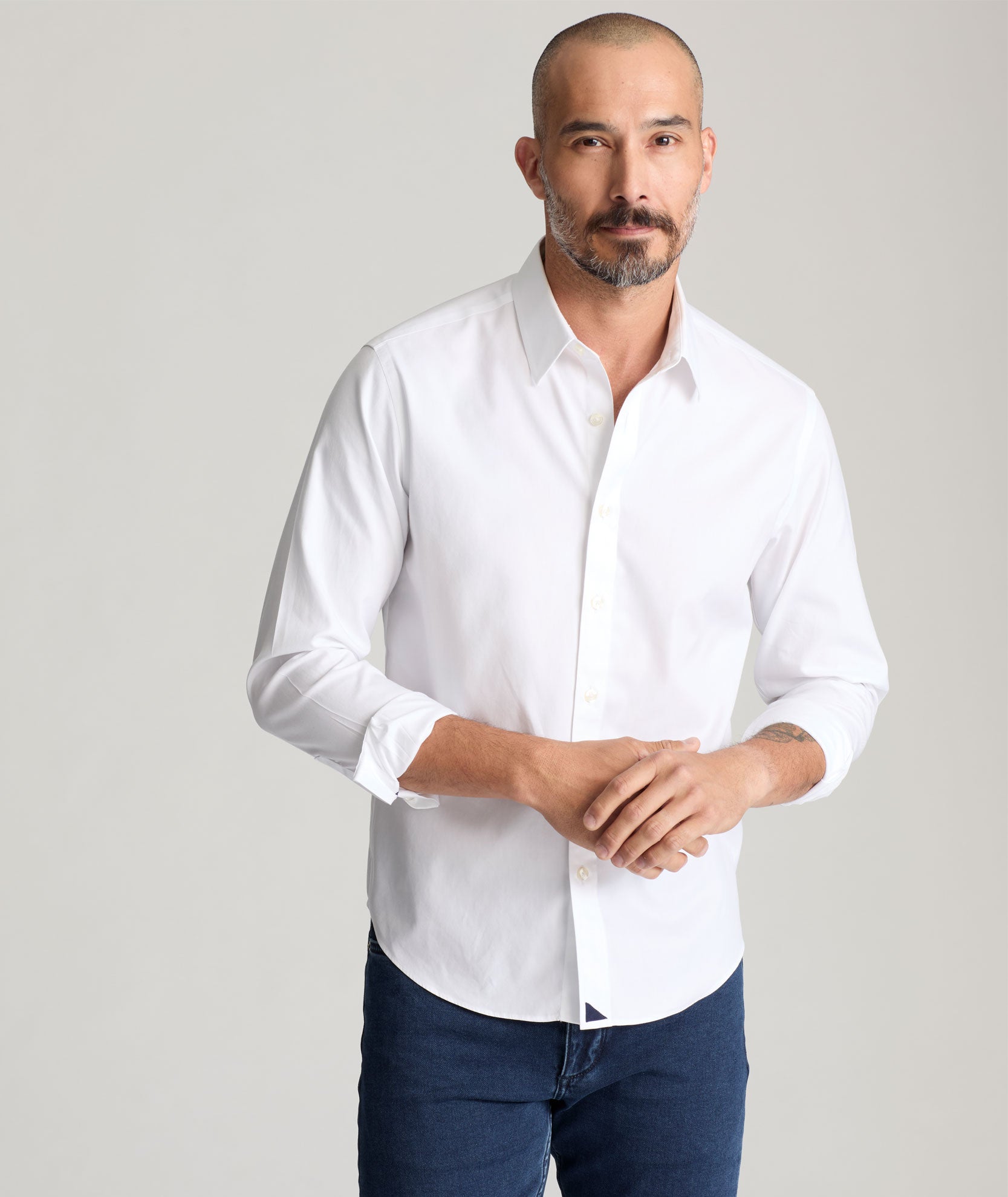 Wrinkle-Free Las Cases Shirt White | UNTUCKit