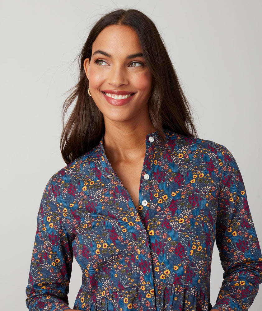 Stretch Cotton Lauren Shirtdress