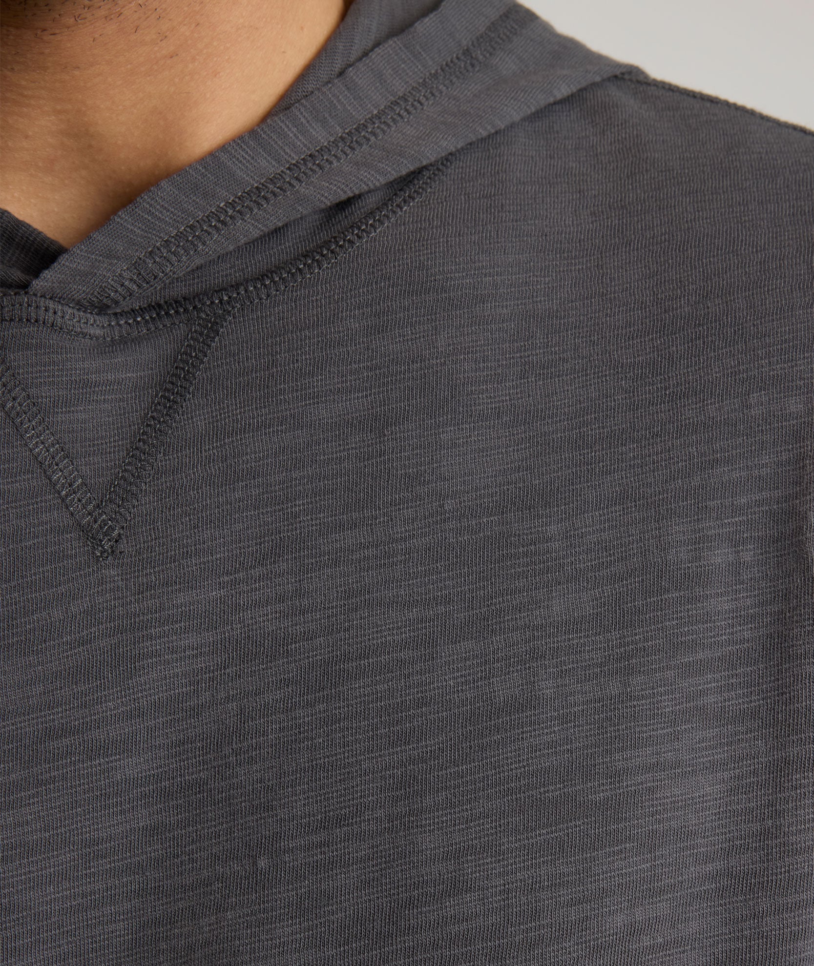Slub Cotton Hoodie Gray | UNTUCKit