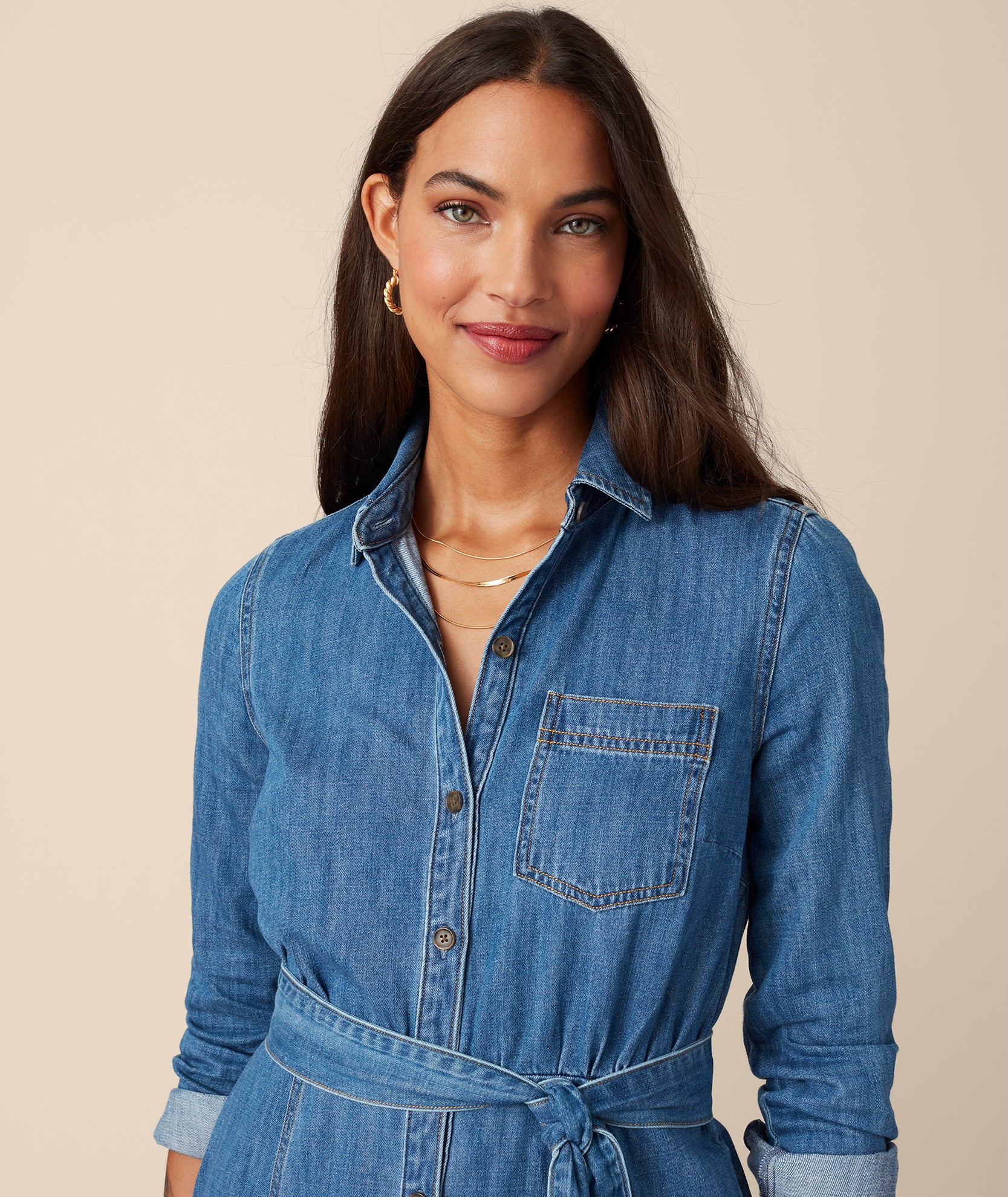 Laila Denim Shirt Dress – Lisalee Collections