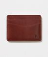 UNTUCKit leather card case in brown. 