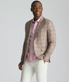 Model is wearing UNTUCKit Italian Wool Lehmann Sport Coat. 