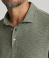 Jersey Slub Long-Sleeve Polo