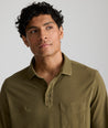 Garment-Dyed Long-Sleeve Polo - FINAL SALE