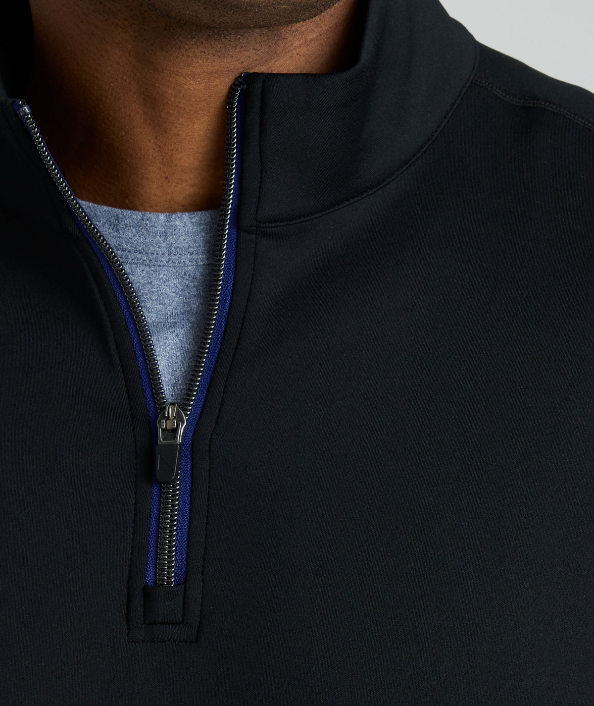 Performance Quarter-Zip Black | UNTUCKit