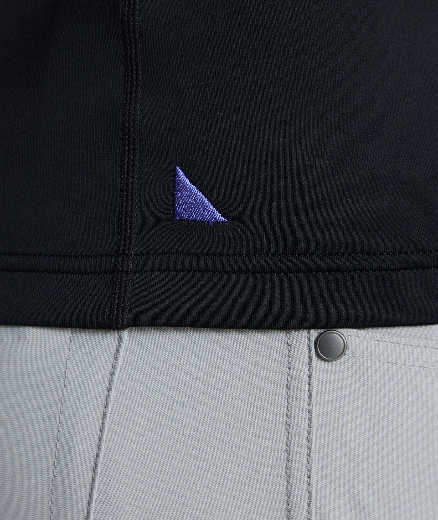 Performance Quarter-Zip Black | UNTUCKit
