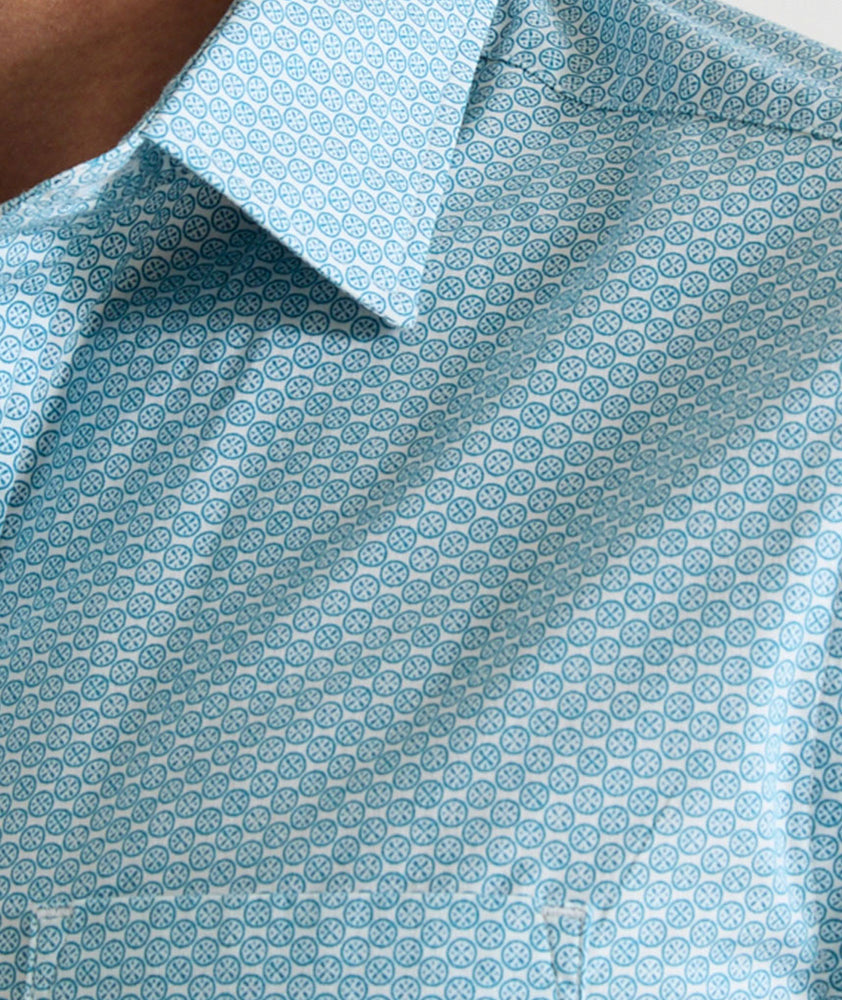 Stretch Cotton Short-Sleeve McCoy Shirt - FINAL SALE