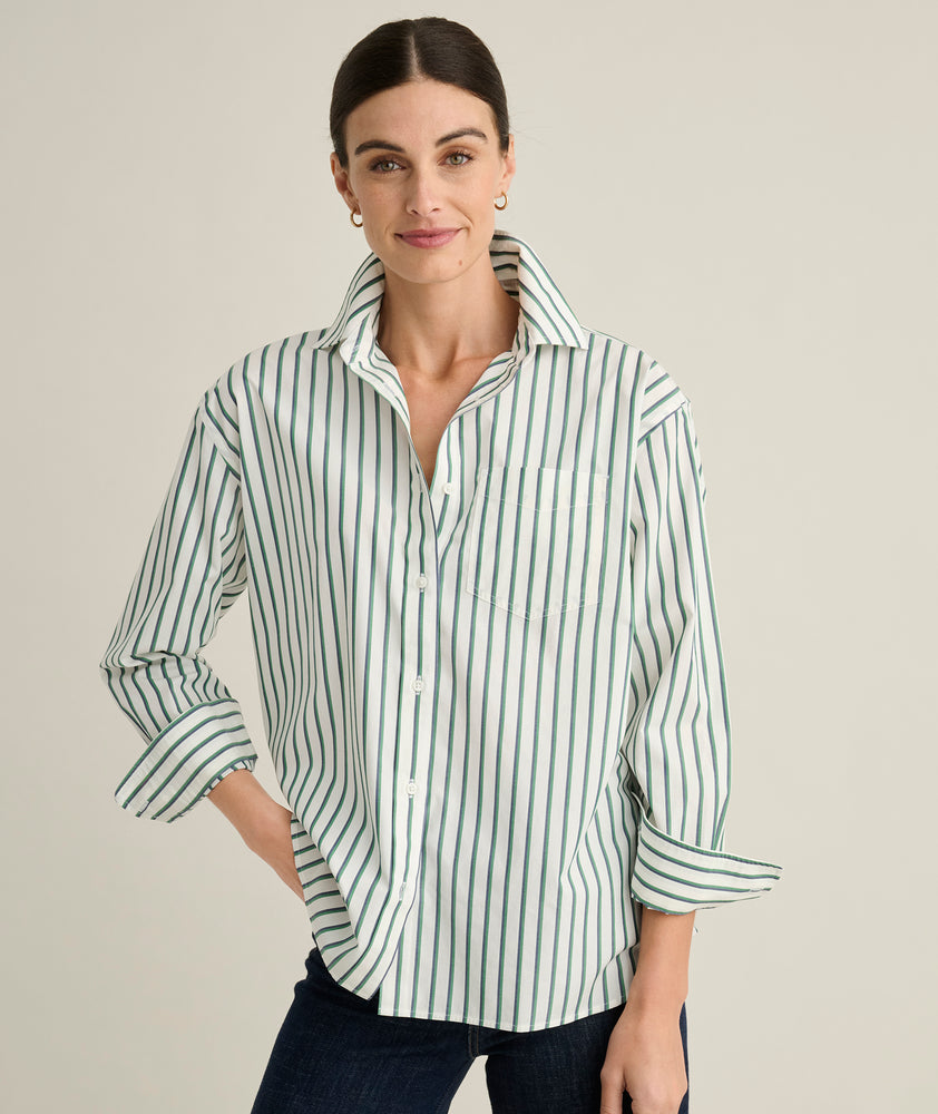 wrinkle free dress shirts Brooks Brothers Tall Wrinkle-Free Stretch Pinpoint Shirt TBB18000 Newport Blue / LT