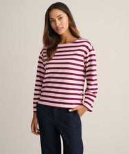 Cotton Jersey Mille Stripe Tee