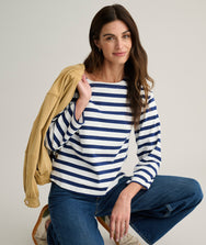 Cotton Jersey Mille Stripe Tee