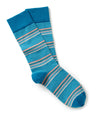 UNTUCKit Multicolor Stripe Socks in Seaport.